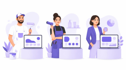 Voor wie is een nieuwe website? Drie ondernemers met elk een eigen nieuwe website, voor starters, zzp'ers en kleine bedrijven